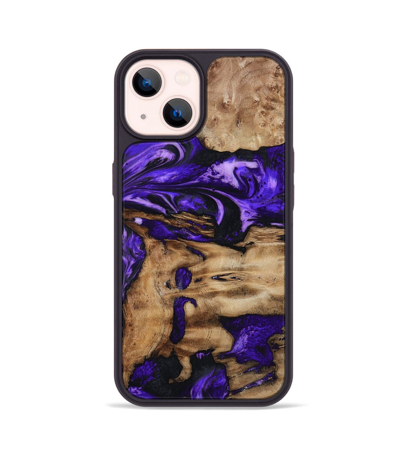 iPhone 14 Wood Phone Case - Rogers (Purple, 799632)