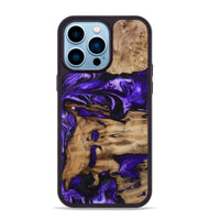 iPhone 14 Pro Max Wood Phone Case - Rogers (Purple, 799632)