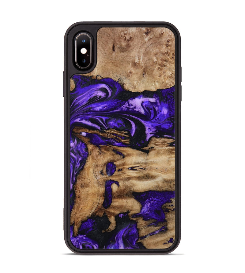 iPhone Xs Max Wood Phone Case - Rogers (Purple, 799632)