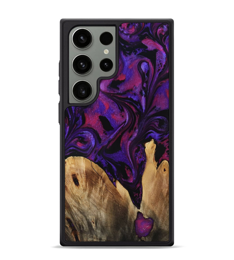 Galaxy S24 Ultra Wood Phone Case - Earle (Purple, 799633)