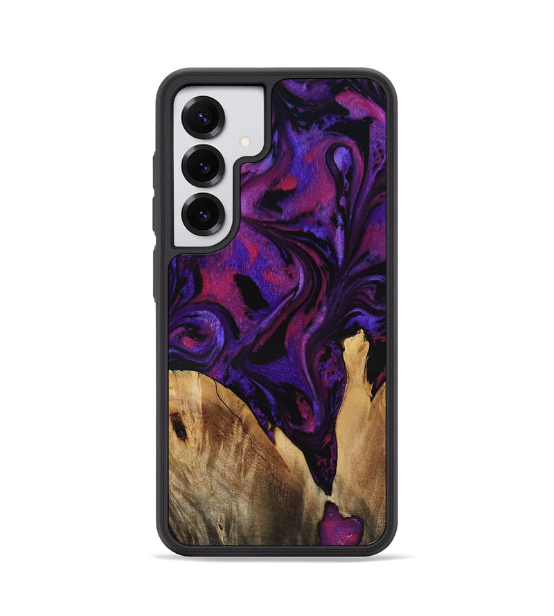 Galaxy S25 Wood Phone Case - Earle (Purple, 799633)