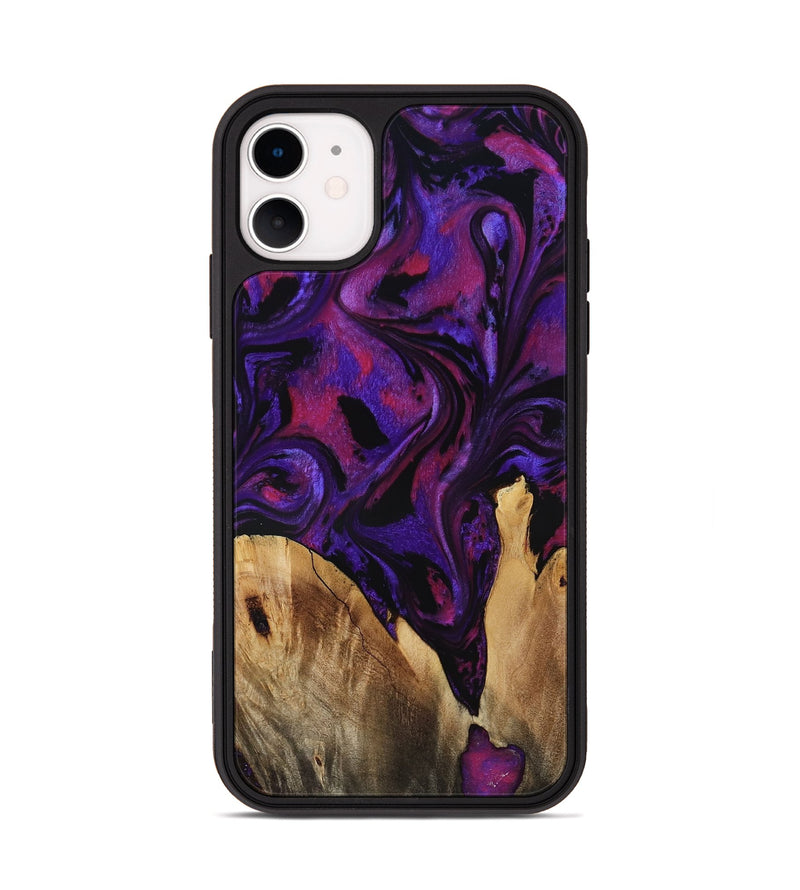 iPhone 11 Wood Phone Case - Earle (Purple, 799633)