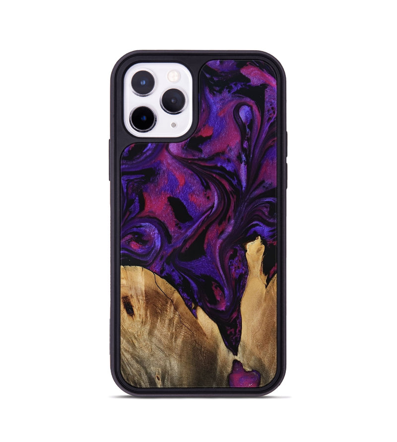 iPhone 11 Pro Wood Phone Case - Earle (Purple, 799633)