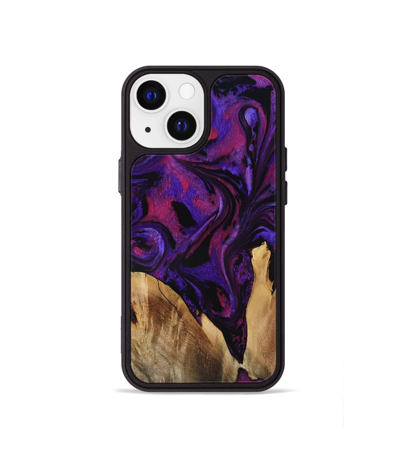 iPhone 13 mini Wood Phone Case - Earle (Purple, 799633)
