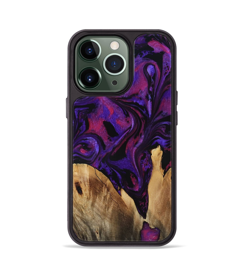 iPhone 13 Pro Wood Phone Case - Earle (Purple, 799633)