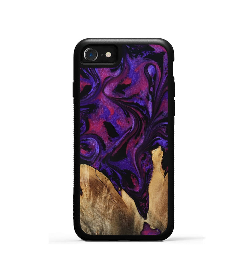iPhone SE Wood Phone Case - Earle (Purple, 799633)