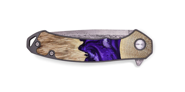 EDC Wood Pocket Knife - Kameron (Purple, 799634)