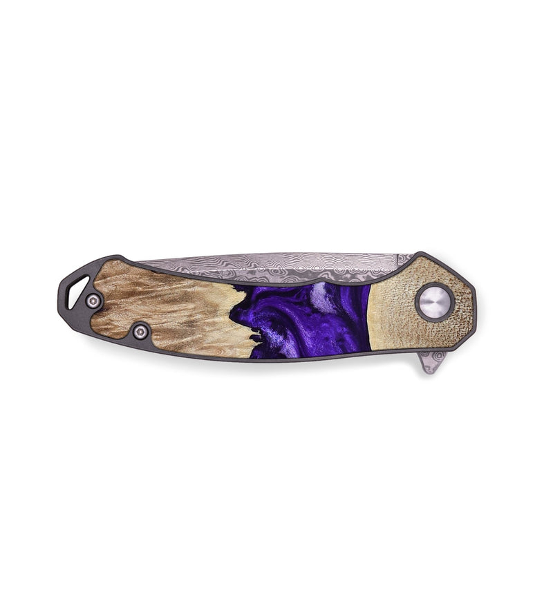 EDC Wood Pocket Knife - Kameron (Purple, 799634)