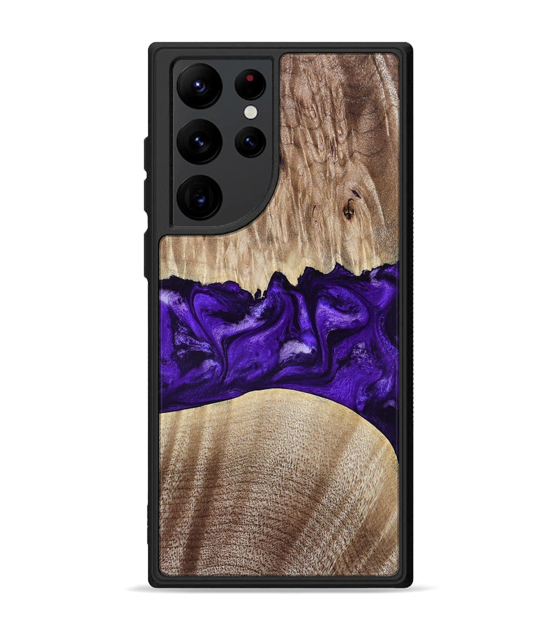 Galaxy S22 Ultra Wood Phone Case - Kameron (Purple, 799634)