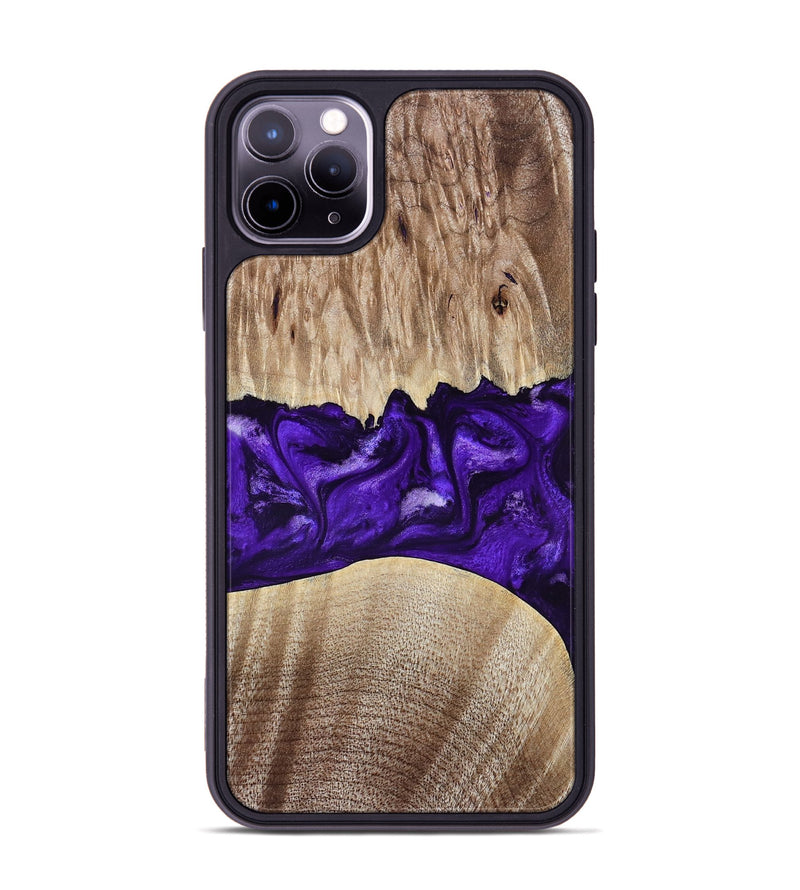 iPhone 11 Pro Max Wood Phone Case - Kameron (Purple, 799634)