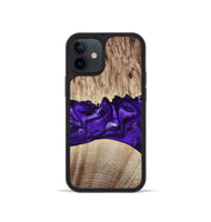 iPhone 12 mini Wood Phone Case - Kameron (Purple, 799634)