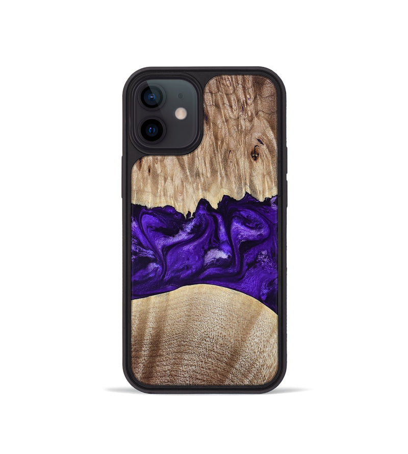 iPhone 12 mini Wood Phone Case - Kameron (Purple, 799634)