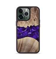 iPhone 13 Pro Wood Phone Case - Kameron (Purple, 799634)
