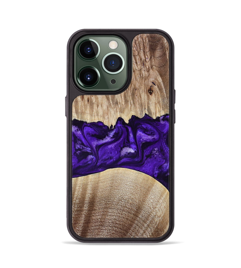 iPhone 13 Pro Wood Phone Case - Kameron (Purple, 799634)