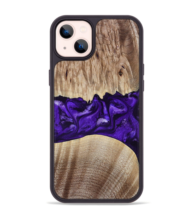 iPhone 14 Plus Wood Phone Case - Kameron (Purple, 799634)