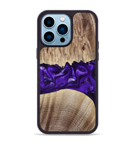 iPhone 14 Pro Max Wood Phone Case - Kameron (Purple, 799634)