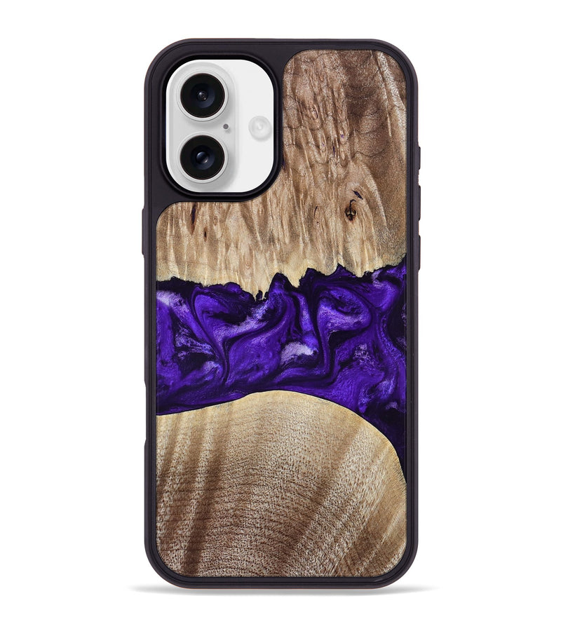 iPhone 16 Plus Wood Phone Case - Kameron (Purple, 799634)