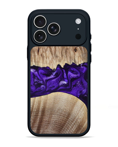 iPhone 17 Pro Max Wood Phone Case - Kameron (Purple, 799634)