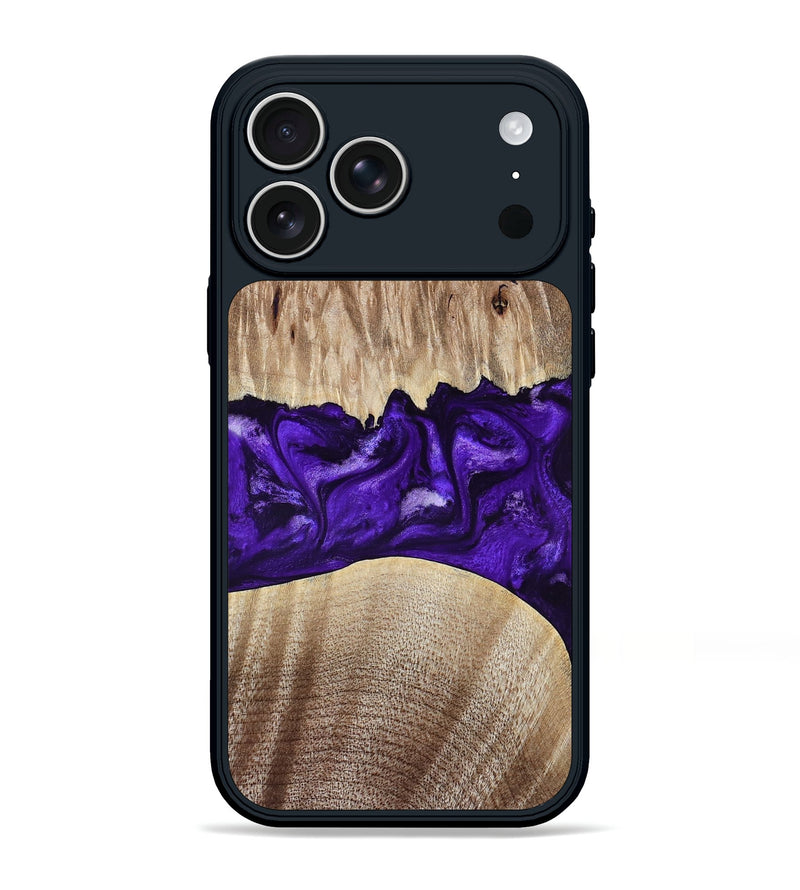 iPhone 17 Pro Max Wood Phone Case - Kameron (Purple, 799634)