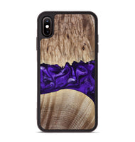 iPhone Xs Max Wood Phone Case - Kameron (Purple, 799634)