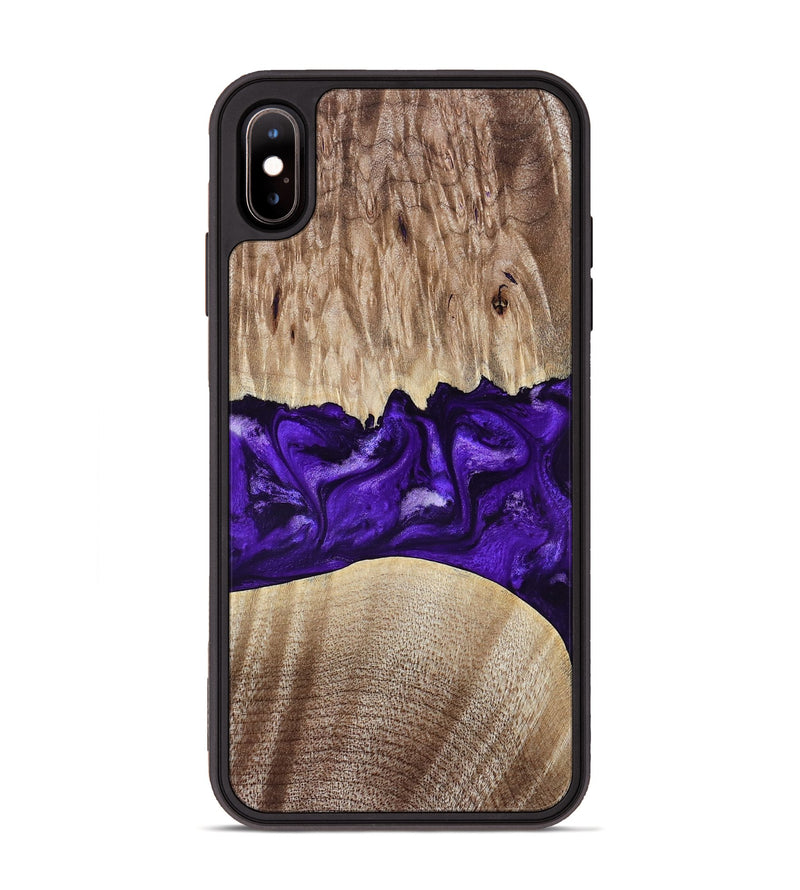 iPhone Xs Max Wood Phone Case - Kameron (Purple, 799634)