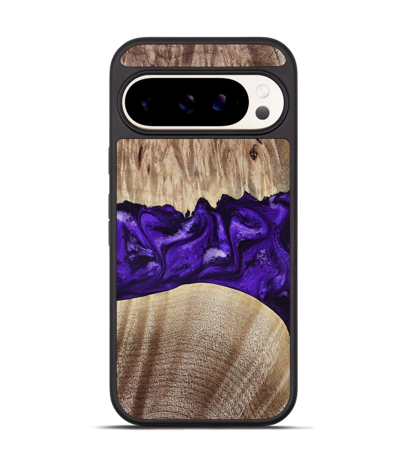 Pixel 9 Wood Phone Case - Kameron (Purple, 799634)