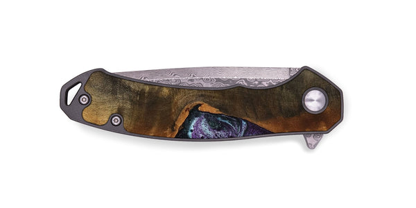 EDC Wood Pocket Knife - Corina (Purple, 799635)