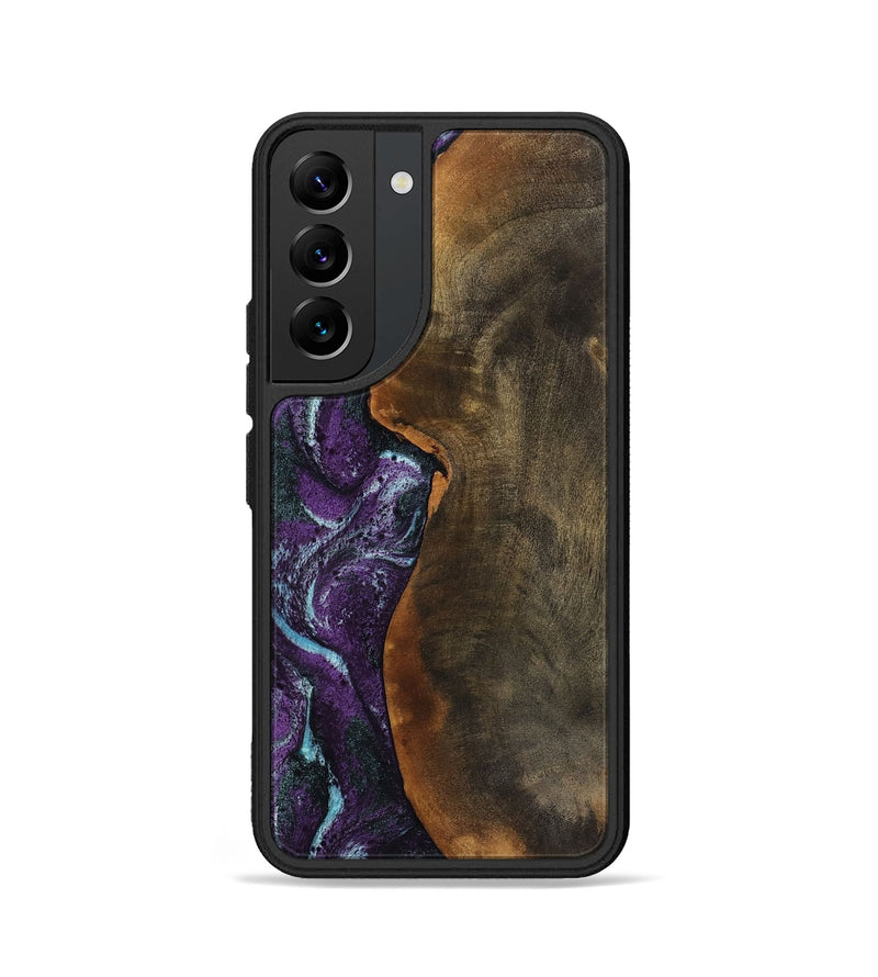 Galaxy S22 Wood Phone Case - Corina (Purple, 799635)