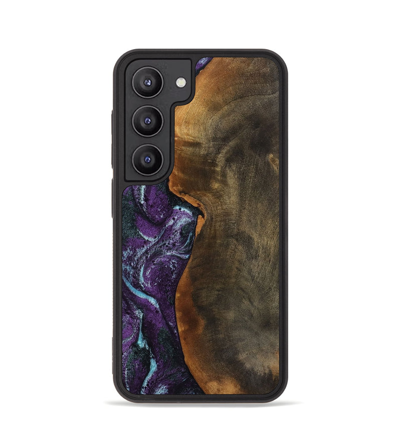 Galaxy S23 Wood Phone Case - Corina (Purple, 799635)