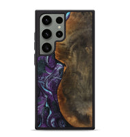 Galaxy S24 Ultra Wood Phone Case - Corina (Purple, 799635)