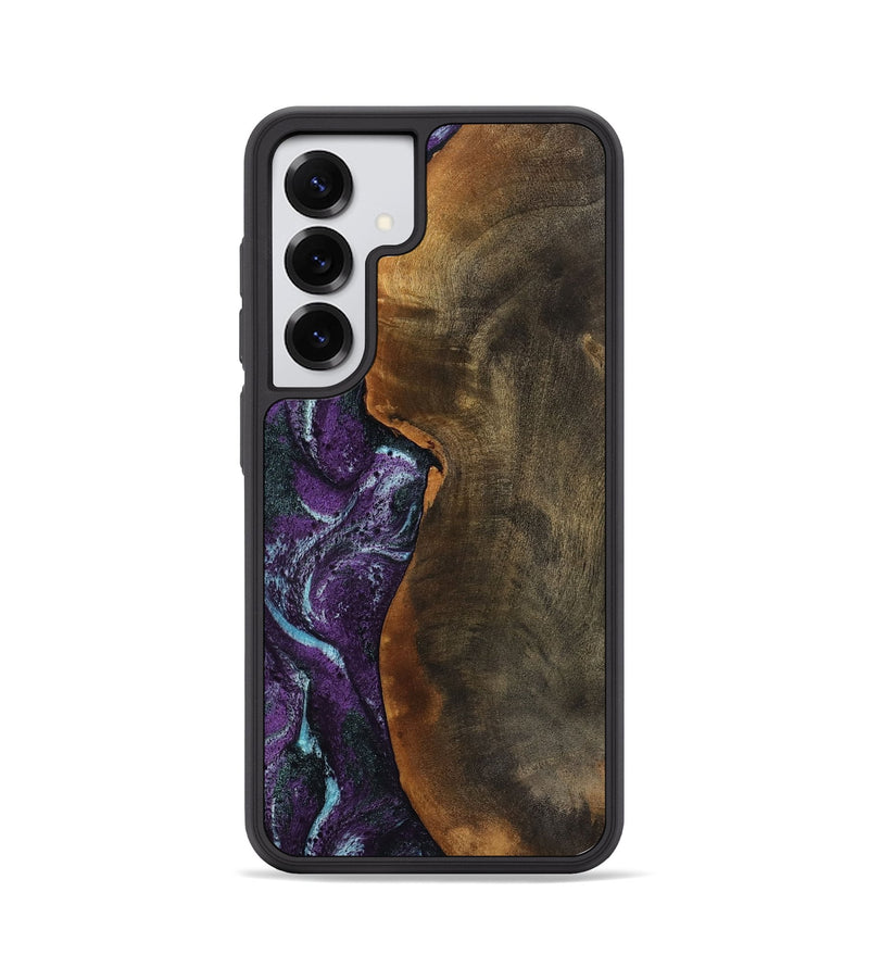 Galaxy S25 Wood Phone Case - Corina (Purple, 799635)