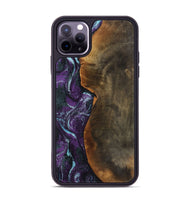 iPhone 11 Pro Max Wood Phone Case - Corina (Purple, 799635)