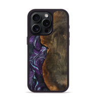 iPhone 15 Pro Wood Phone Case - Corina (Purple, 799635)