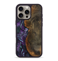 iPhone 16 Pro Max Wood Phone Case - Corina (Purple, 799635)