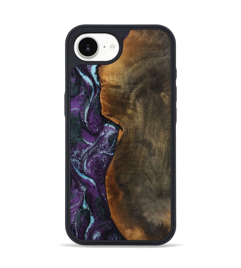 iPhone 16e Wood Phone Case - Corina (Purple, 799635)