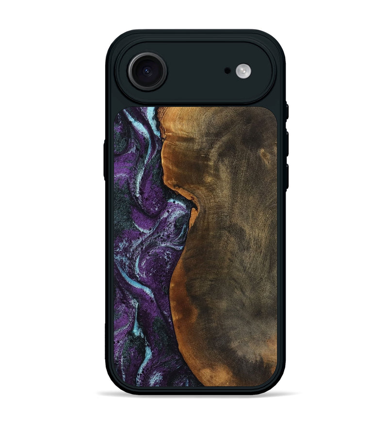 iPhone 17 Air Wood Phone Case - Corina (Purple, 799635)