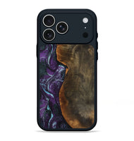 iPhone 17 Pro Max Wood Phone Case - Corina (Purple, 799635)