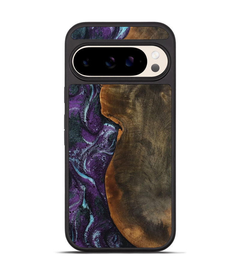 Pixel 10 Wood Phone Case - Corina (Purple, 799635)