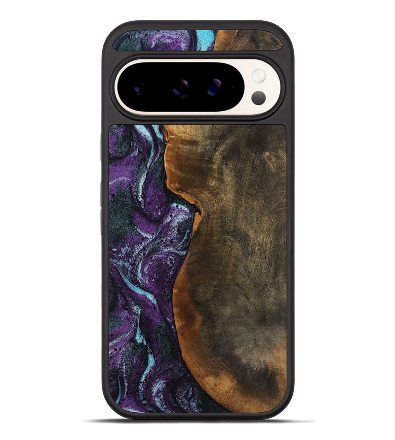 Pixel 10 Pro XL Wood Phone Case - Corina (Purple, 799635)