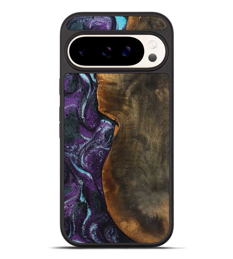 Pixel 9 Pro XL Wood Phone Case - Corina (Purple, 799635)