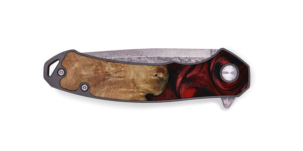 EDC Wood Pocket Knife - Peggy (Red, 799636)