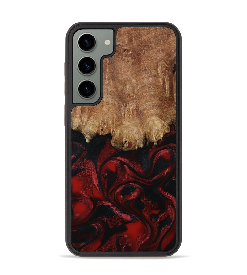 Galaxy S23 Plus Wood Phone Case - Peggy (Red, 799636)