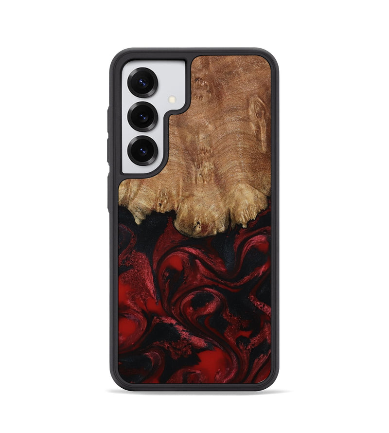 Galaxy S25 Wood Phone Case - Peggy (Red, 799636)