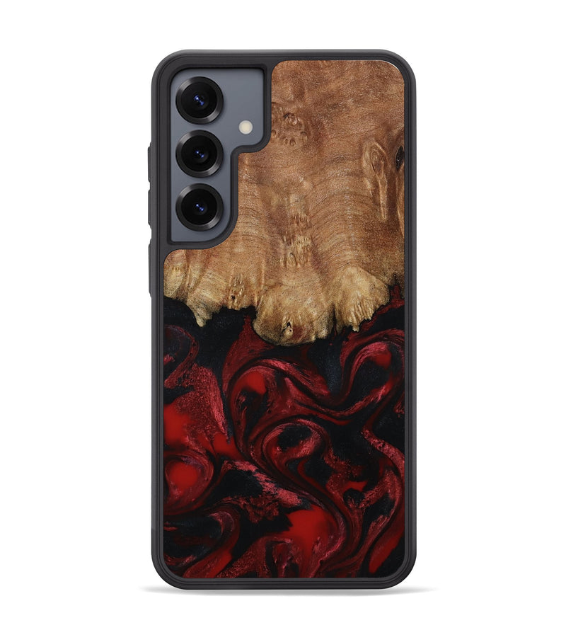 Galaxy S25 Plus Wood Phone Case - Peggy (Red, 799636)