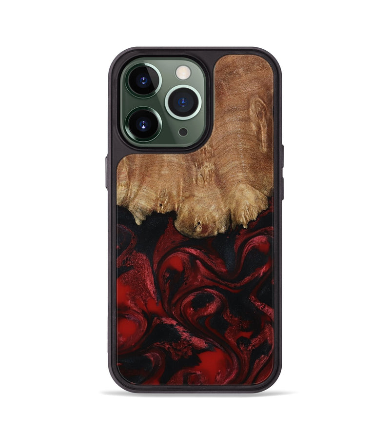 iPhone 13 Pro Wood Phone Case - Peggy (Red, 799636)