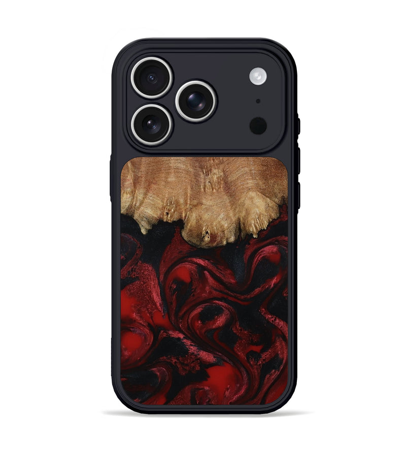 iPhone 17 Pro Wood Phone Case - Peggy (Red, 799636)