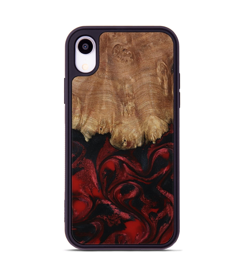 iPhone Xr Wood Phone Case - Peggy (Red, 799636)