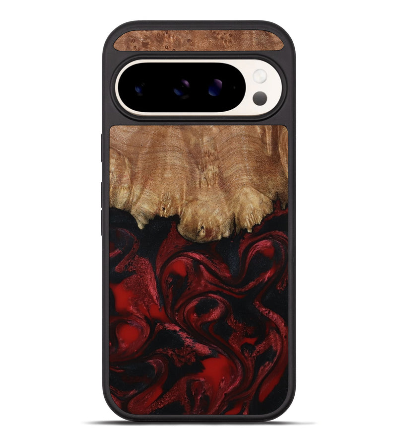 Pixel 10 Pro XL Wood Phone Case - Peggy (Red, 799636)