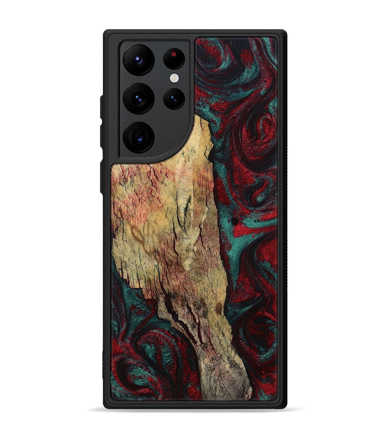 Galaxy S22 Ultra Wood Phone Case - Rufus (Red, 799637)