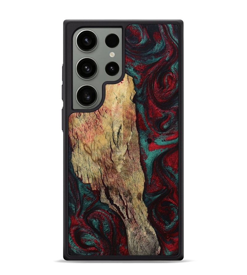 Galaxy S24 Ultra Wood Phone Case - Rufus (Red, 799637)